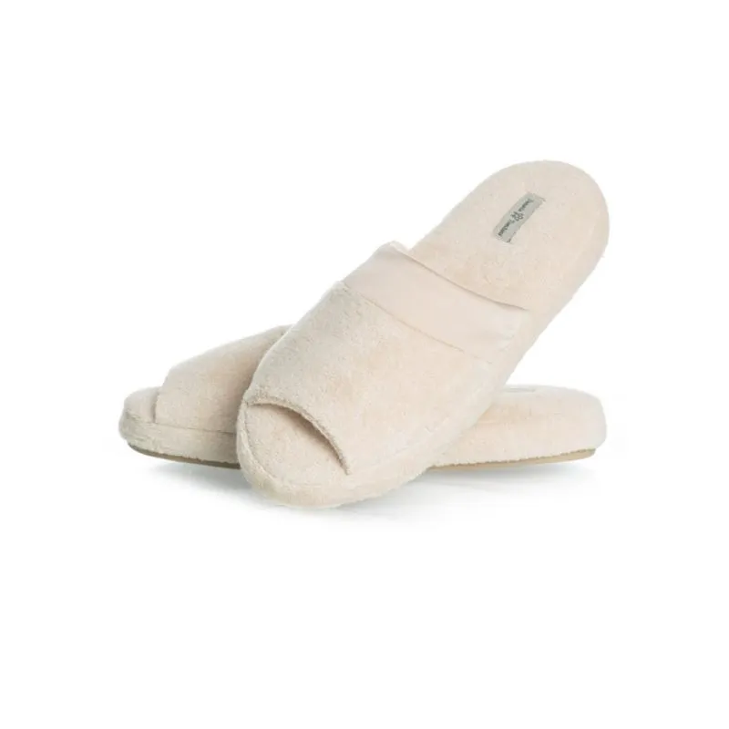Chinelo Feminino Aberto Em Atoalhado Olívia Branco/40