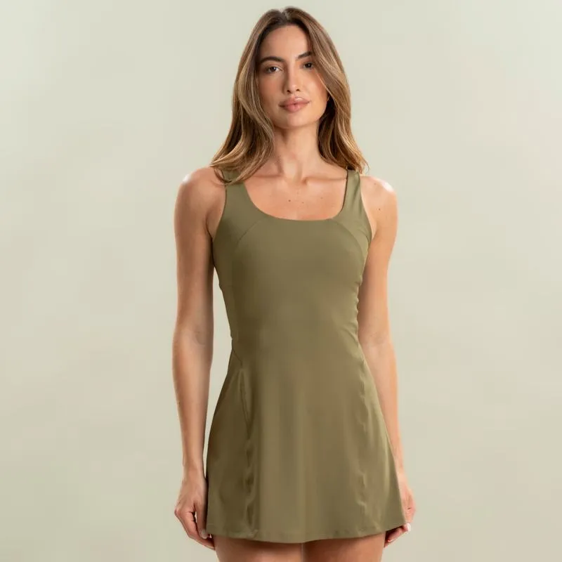 Vestido Paralelo Com Shorts Match Vivame Verde/M