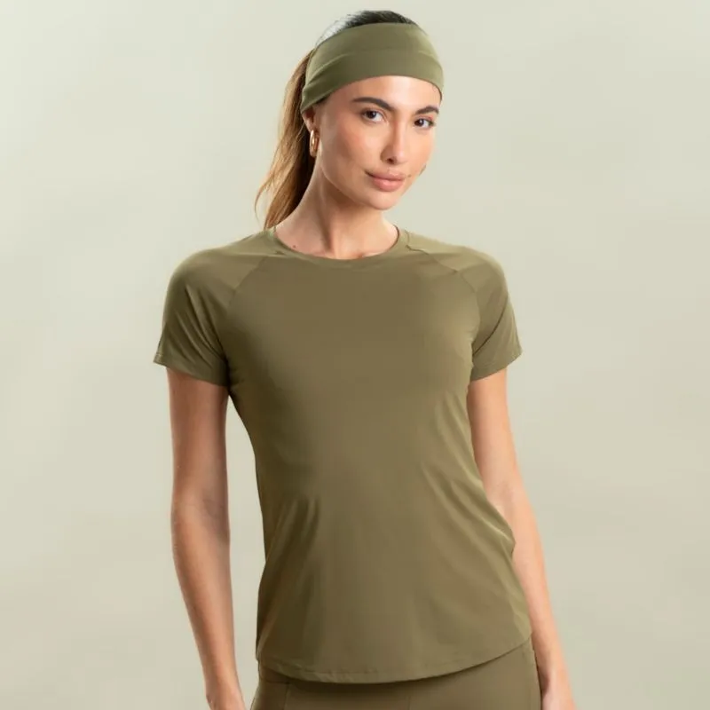 Camiseta Feminina Raglan Elite Vivame Verde/M
