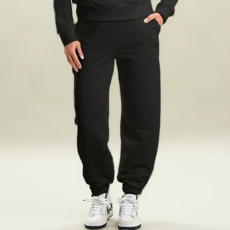 Calça Jogger Em Moletom Poliamida Com Bolso Easy Vivame Preto/P