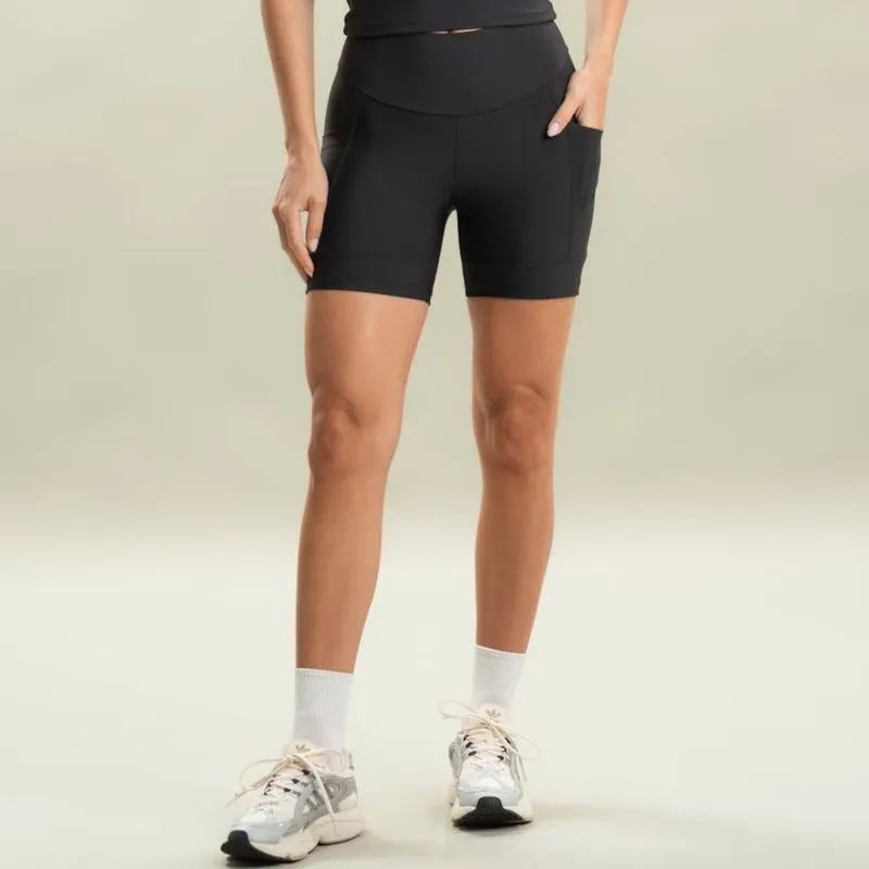 Shorts Médio Comfort Shape Com 2 Bolsos Infraboost Vivame Preto/GG