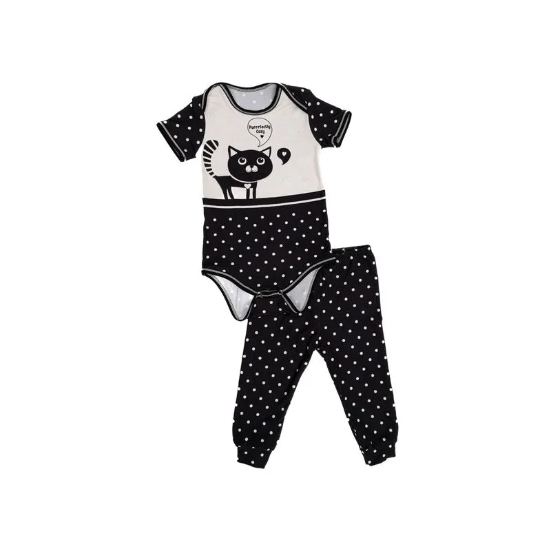 Conjunto Baby Fred Preto/GG