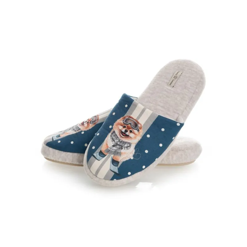 Chinelo Em Microsoft Lyla Ski Azul-2/34
