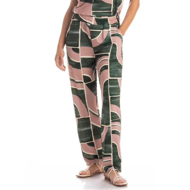 Calça Feminina Com Bolso Lagos Verde/M