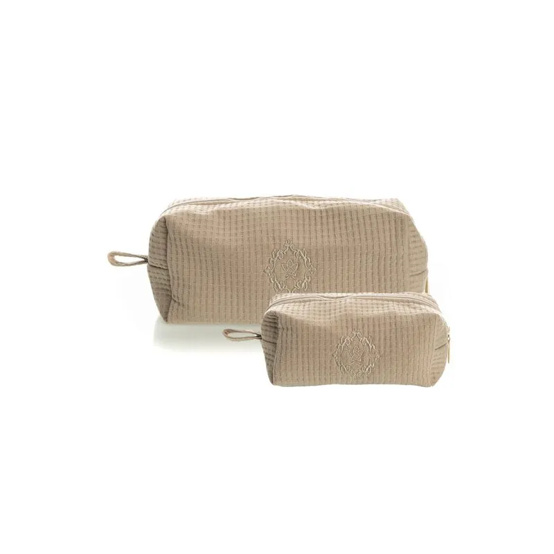 Conjunto Necessaire Piquet Bege/TU