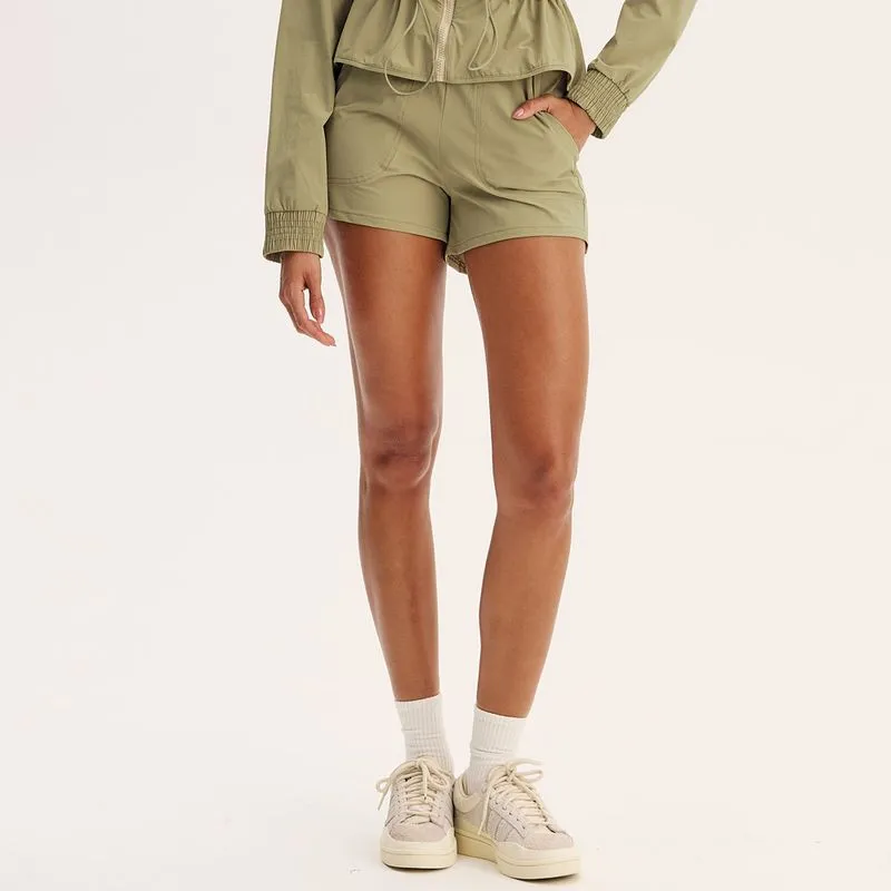 Shorts Com Bolsos Alfa Sport Vivame Verde/G
