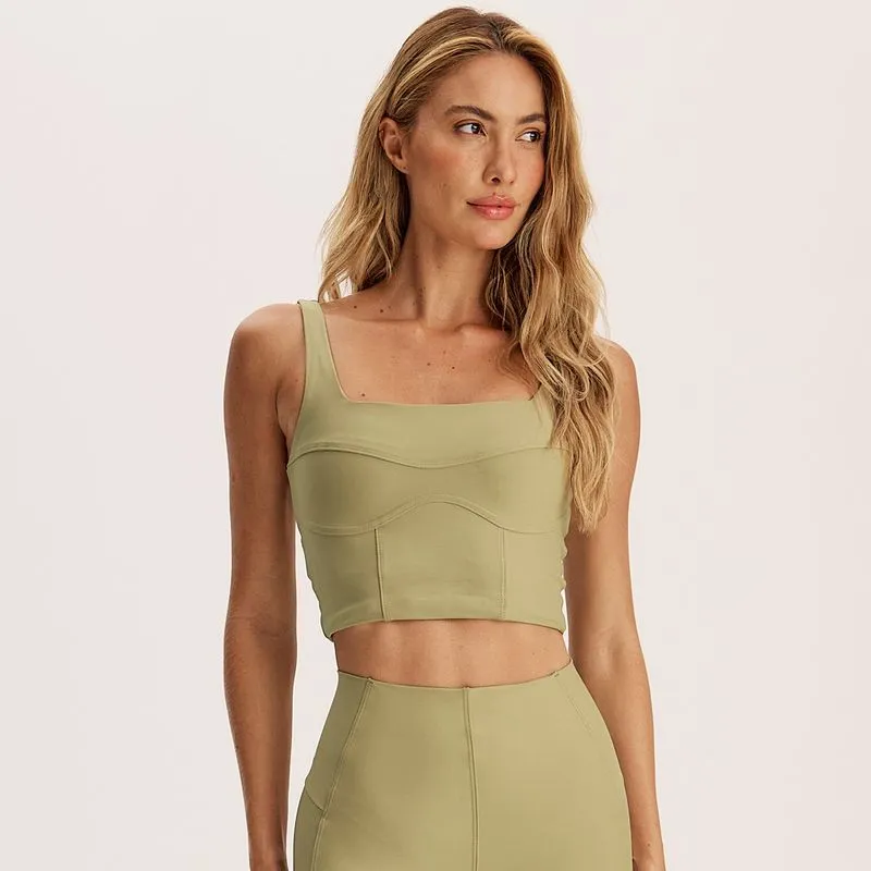 Top Square Corset Slate Vivame Verde/P