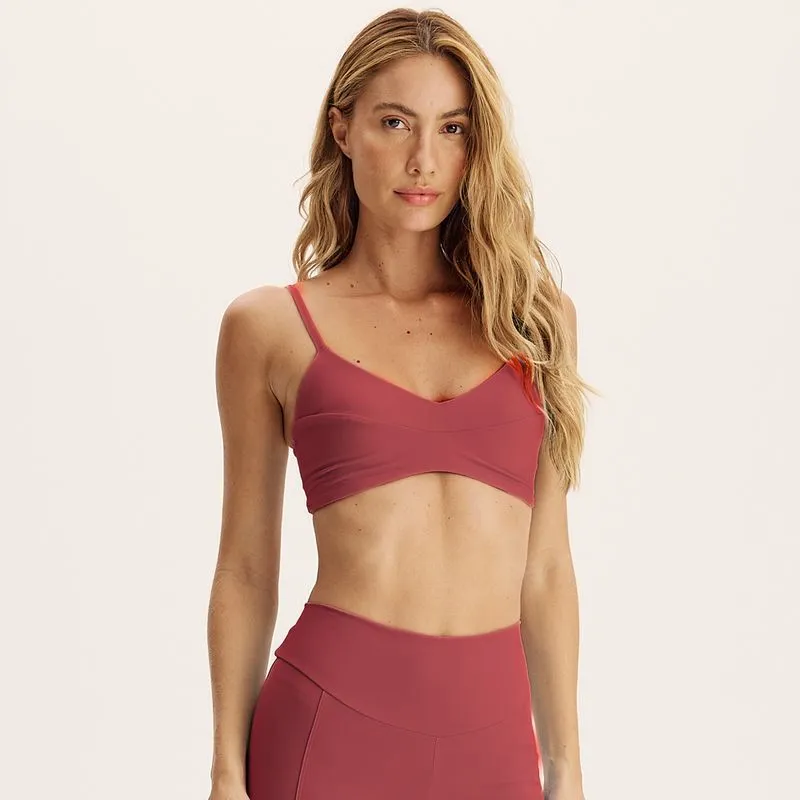 Top Alcinha Decotado Costas Core Power Vivame Rosa/P