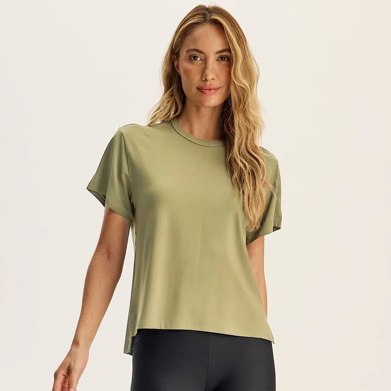 Camiseta Feminina Modal Softblend Vivame Verde/M