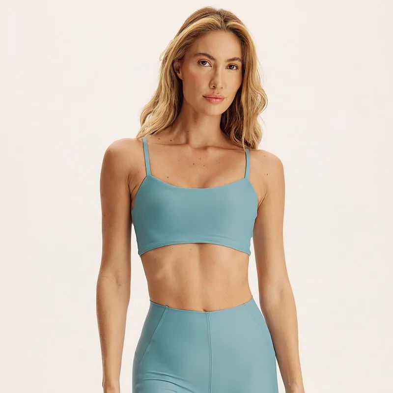 Top Alcinha Curve Glide Vivame Azul/G