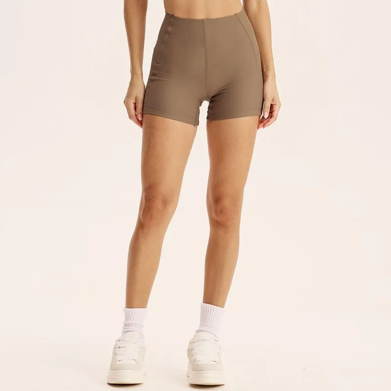 Shorts Curto Invisible Slim Shape Glide Vivame Marrom/P