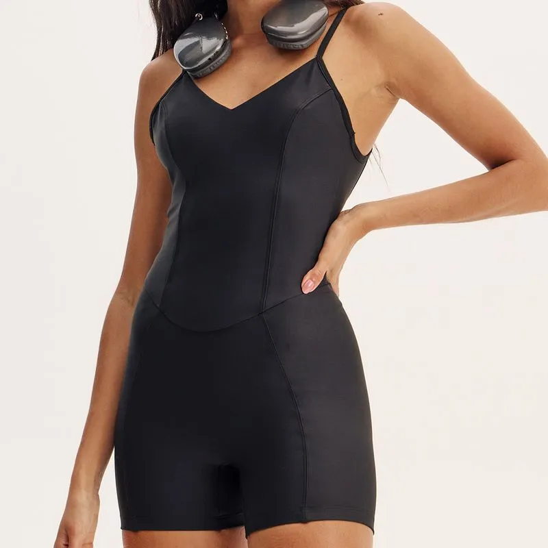Macaquinho Curto Powerline Vivame Preto/G