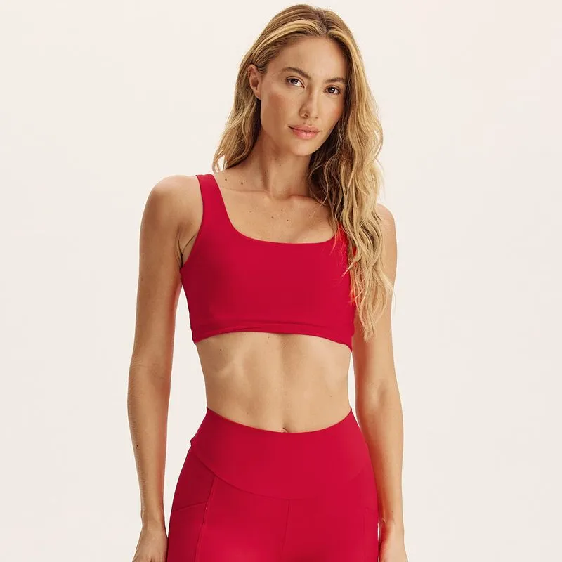 Top Paralelo Round Rebound Vivame Vermelho/G