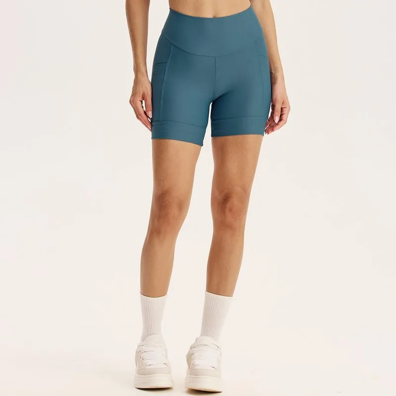 Shorts Médio Comfort Shape Com 2 Bolsos Rebound Vivame Azul-2/P