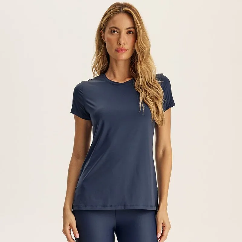Camiseta Feminina Pulse Cardio Vivame Azul Marinho/P