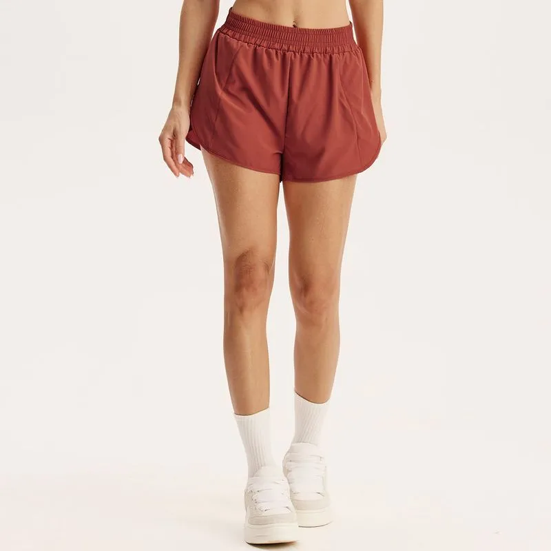 Shorts Feminino Duplo Run Harvest Vivame Vermelho/M