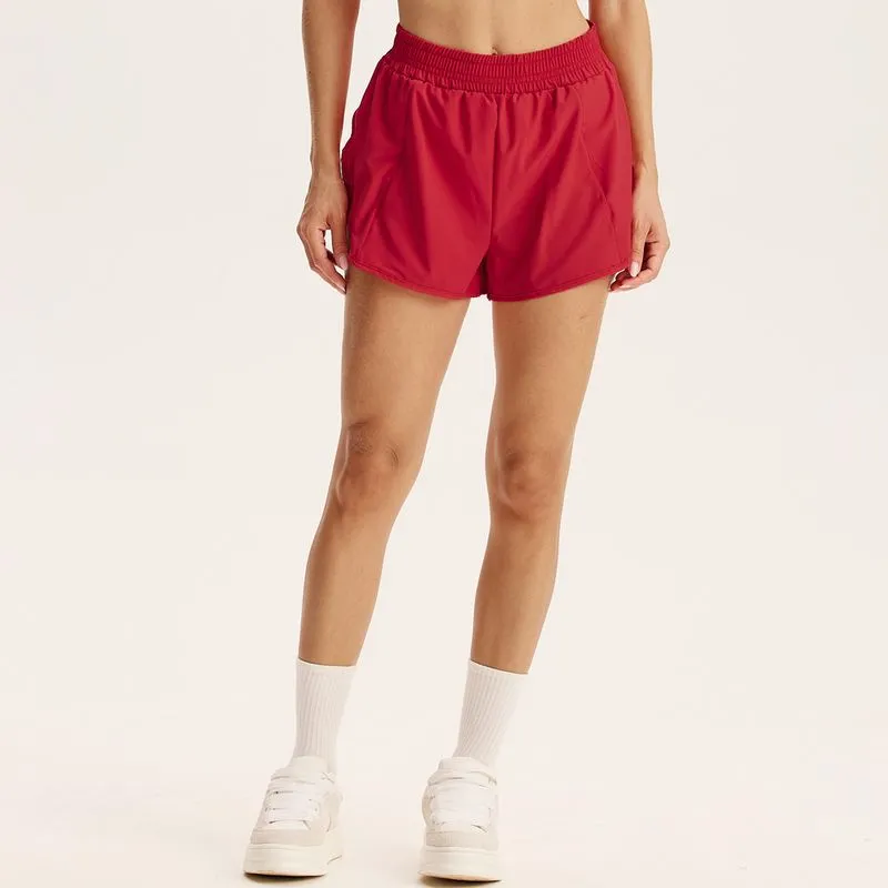 Shorts Feminino Duplo Rebound Vivame Vermelho/G