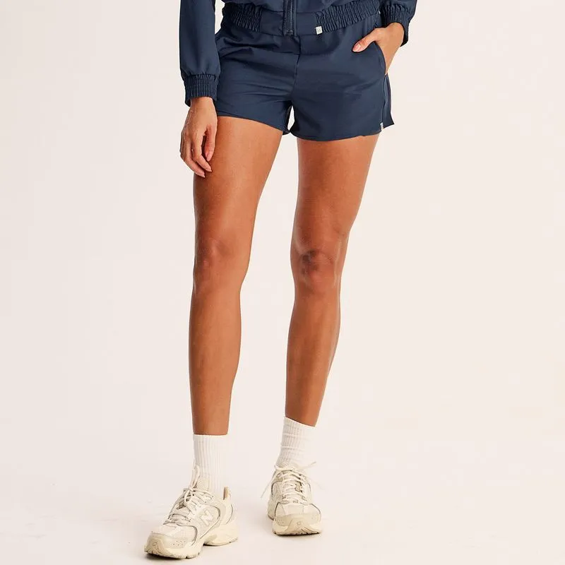 Shorts Duplo Com 2 Bolsos Elite Vivame Azul Marinho/M