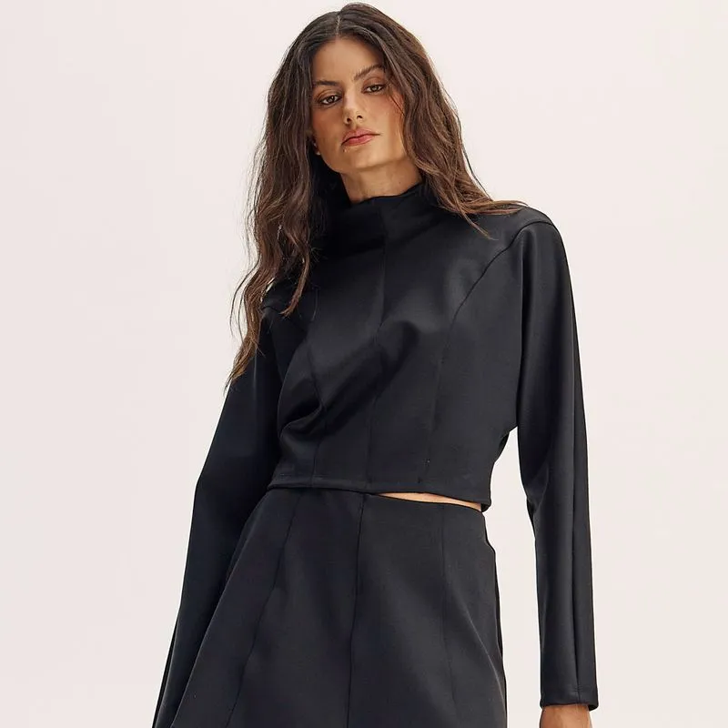 Moletom Feminino Neofit Align Preto/M