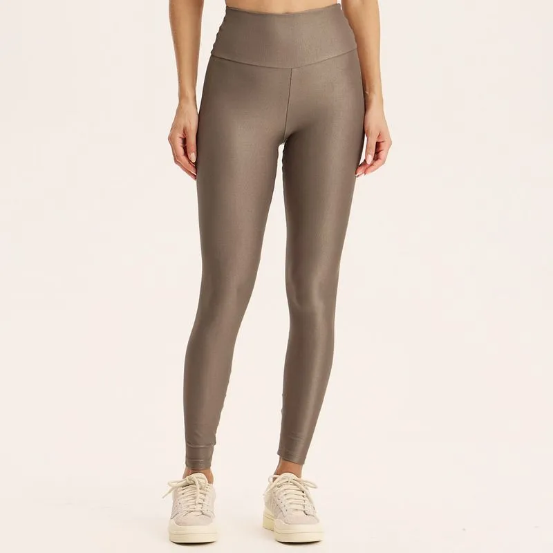 Calça Legging Essential Shape 7/8 Glow Move Marrom/M