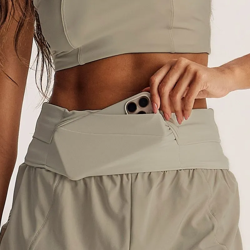 Cinto Valley Com Bolsos Bege/M