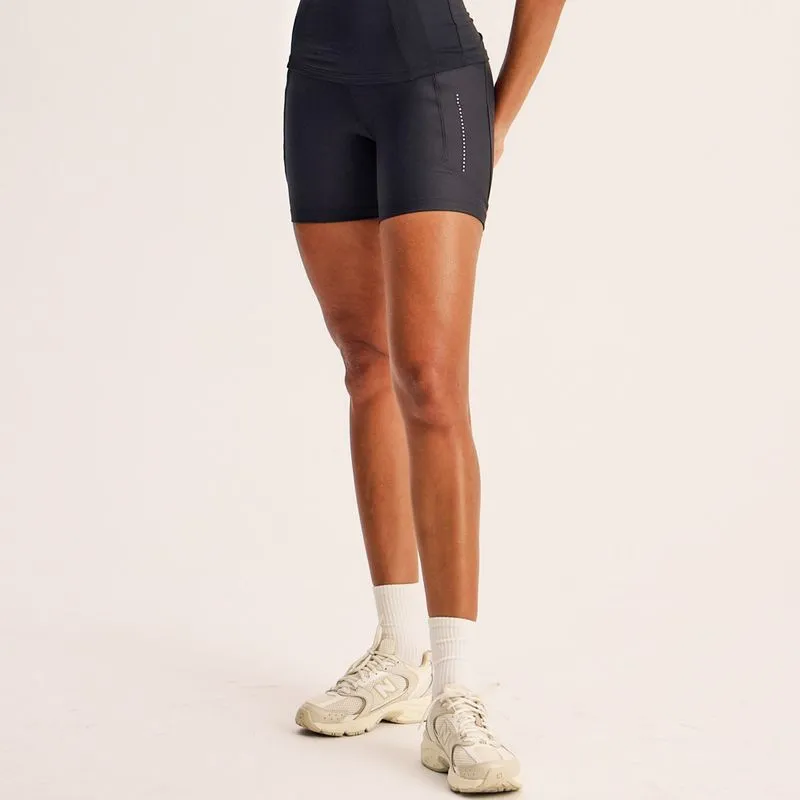 Shorts Médio Slim Shape Com 3 Bolsos Elite Vivame Preto/GG