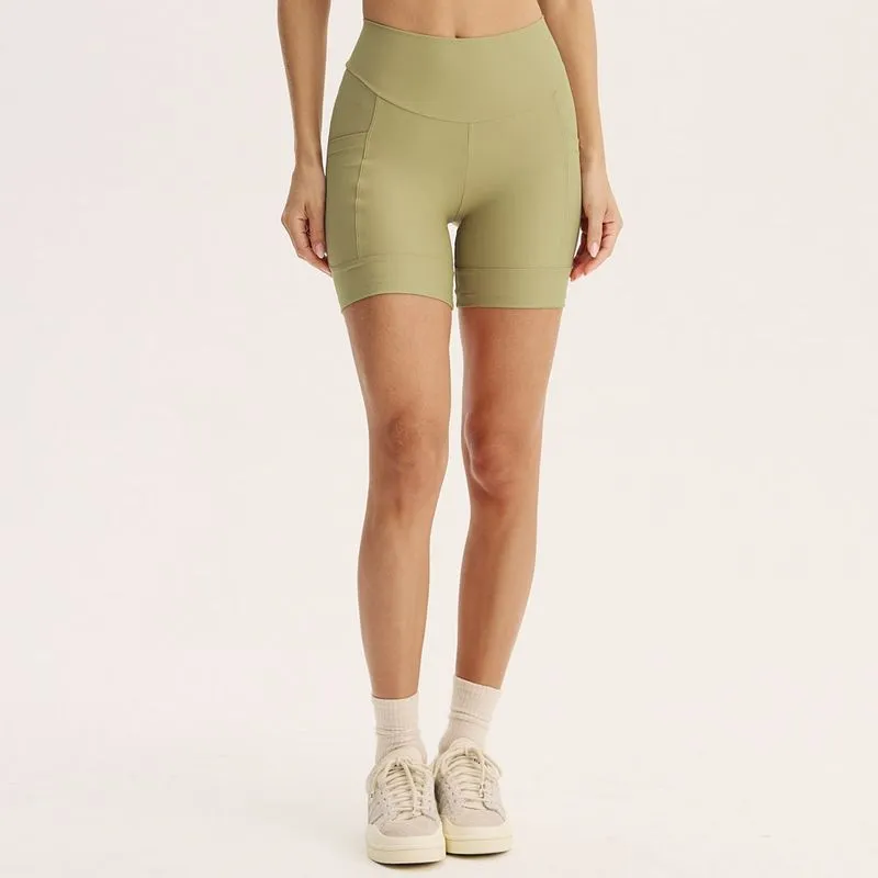 Shorts Médio Comfort Shape Com 2 Bolsos Teak Vivame Verde/M