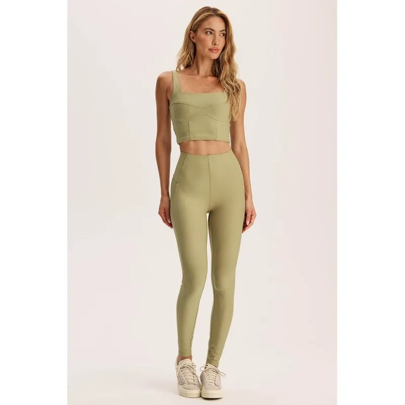 Calca Legging Invisible Slim Shape Slate Vivame Verde/P