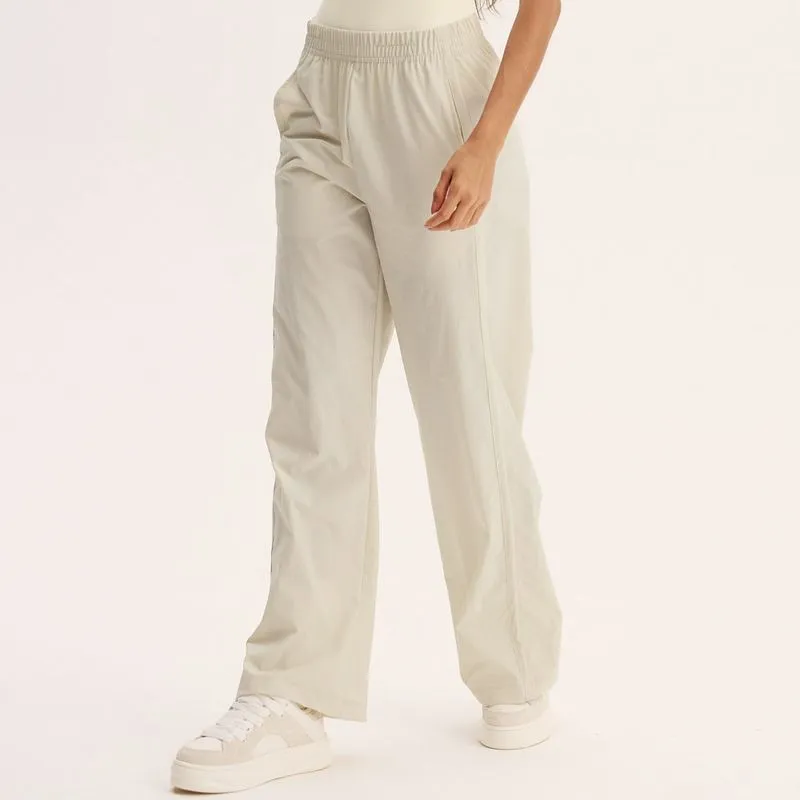 Calça Reta Com Bolsos Flex Vivame Branco/P
