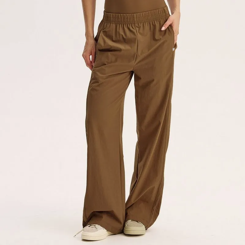 Calça Reta Com Bolsos Flex Vivame Marrom/PP