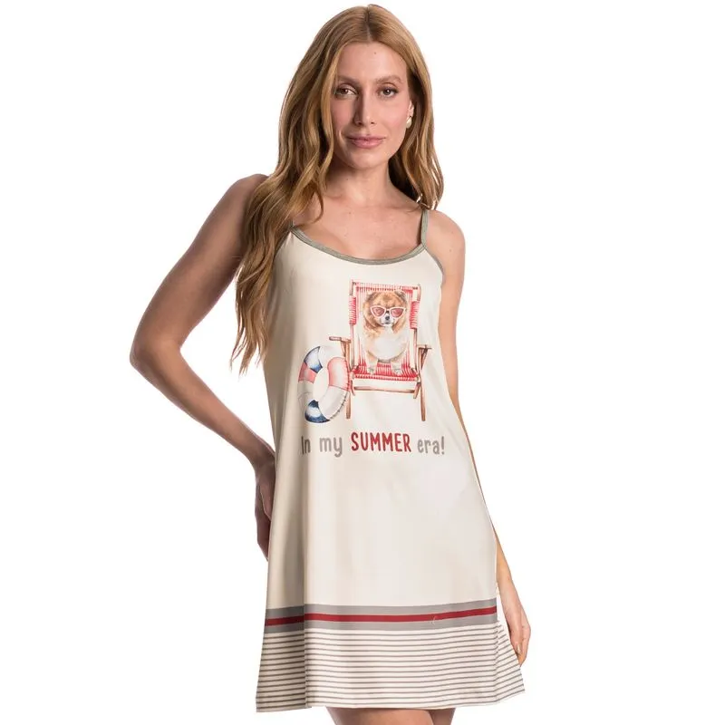 Camisola Lyla Summer Leti Branco/GG