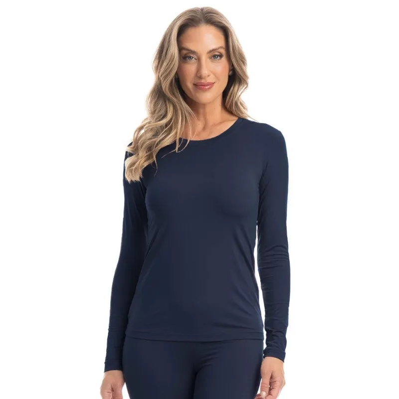Blusa Feminina Thermo Azul Marinho/GG