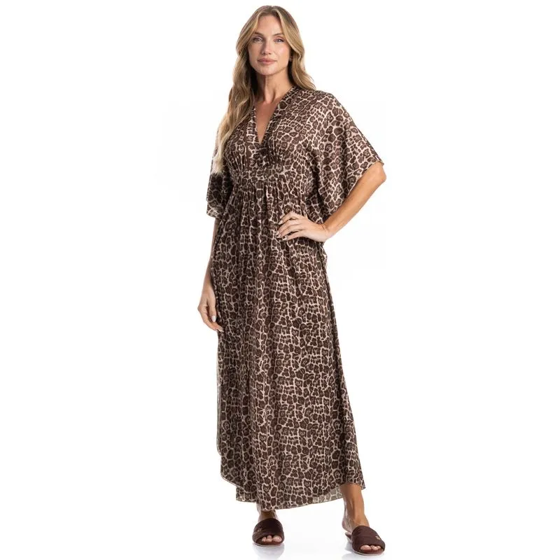 Kaftan Longo Malu Marrom/GG