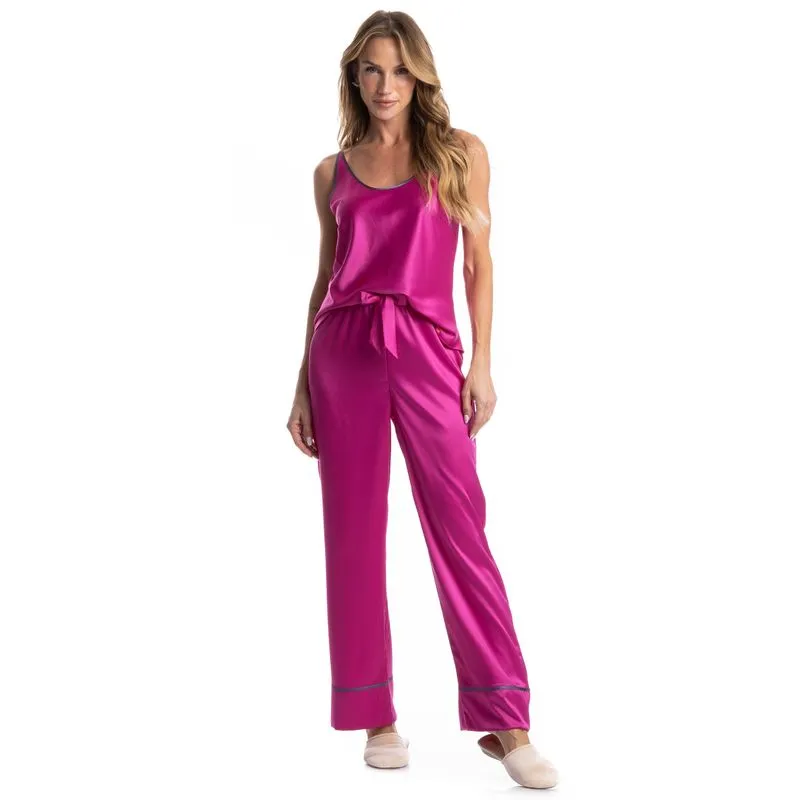 Pijama Longo Valentine Rosa-2/P