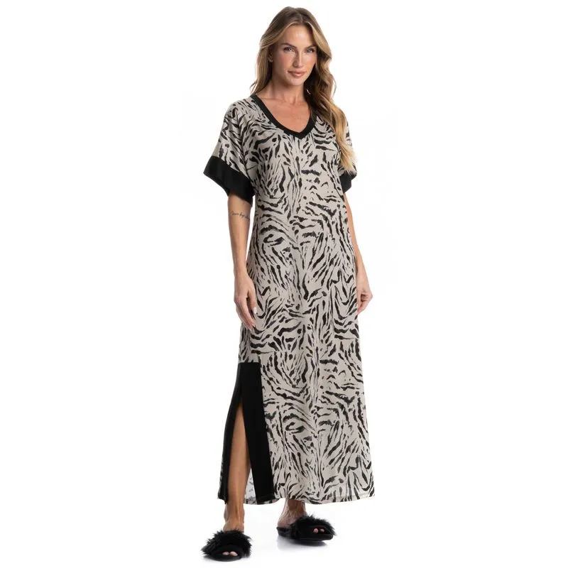 Kaftan Longo Felina Preto/G