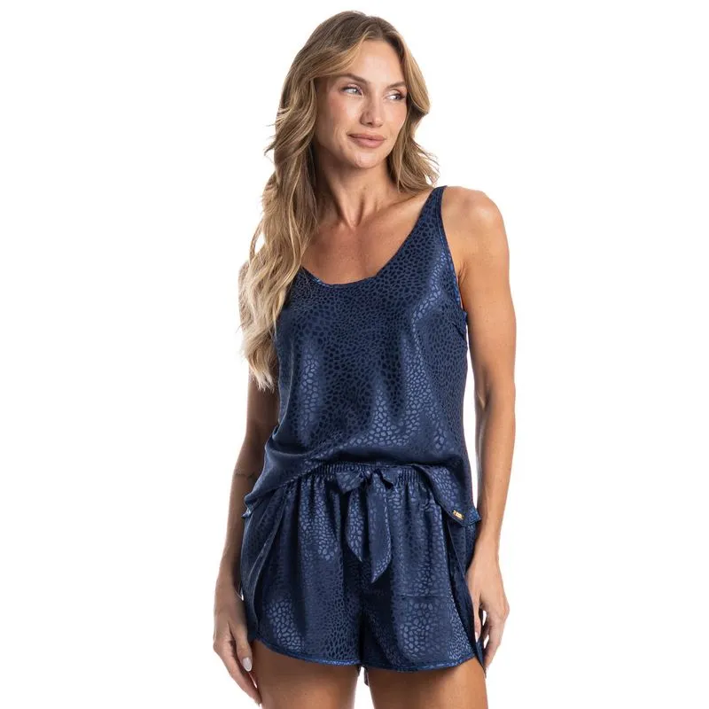 Short Doll Marina Azul Marinho/P
