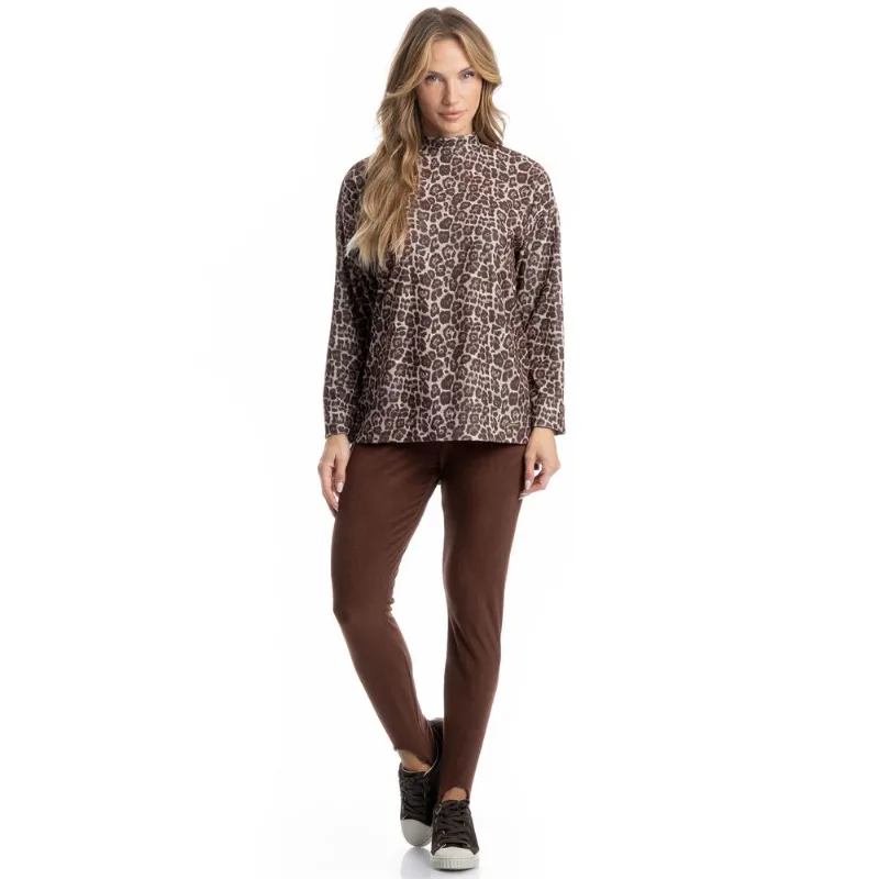 Calça Legging Fusô Nicole Bege/P
