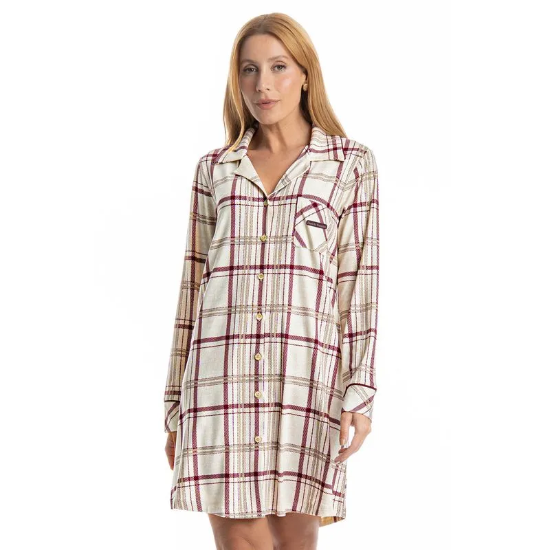 Camisão Abotoado Jaque Branco/M