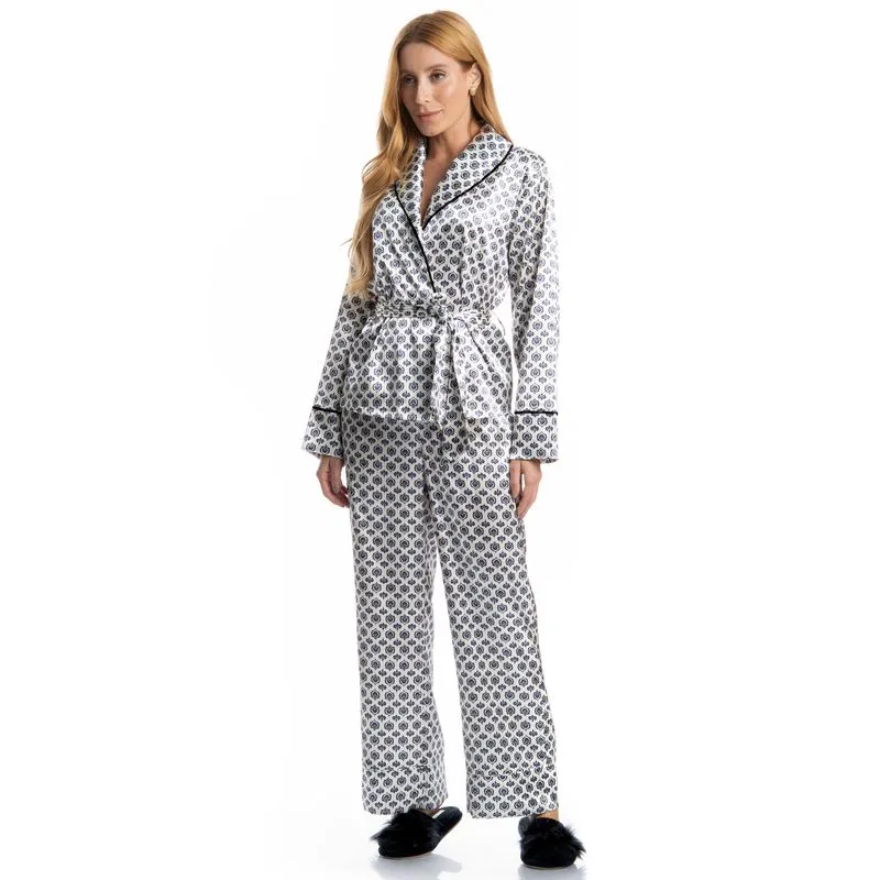Pijama Longo Mia Preto/P