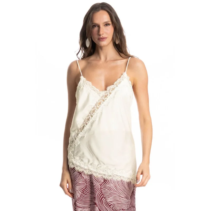 Blusa Feminina Liz Isadora Branco/G