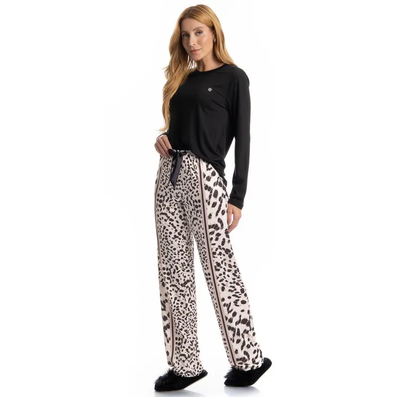 Pijama Feminino Longo Loli Branco/G