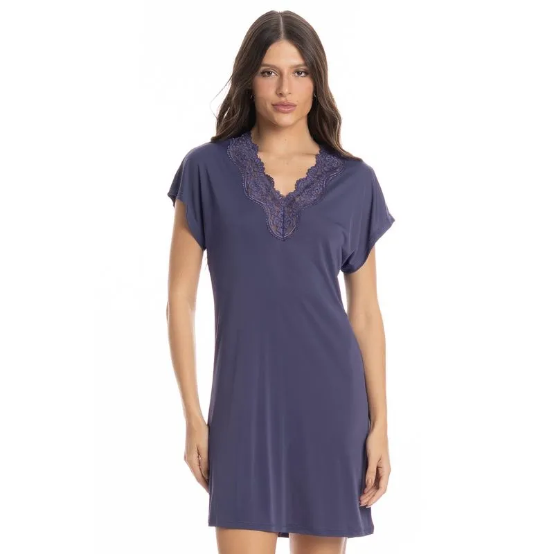 Camisão Feminino Biba Azul Marinho/GG