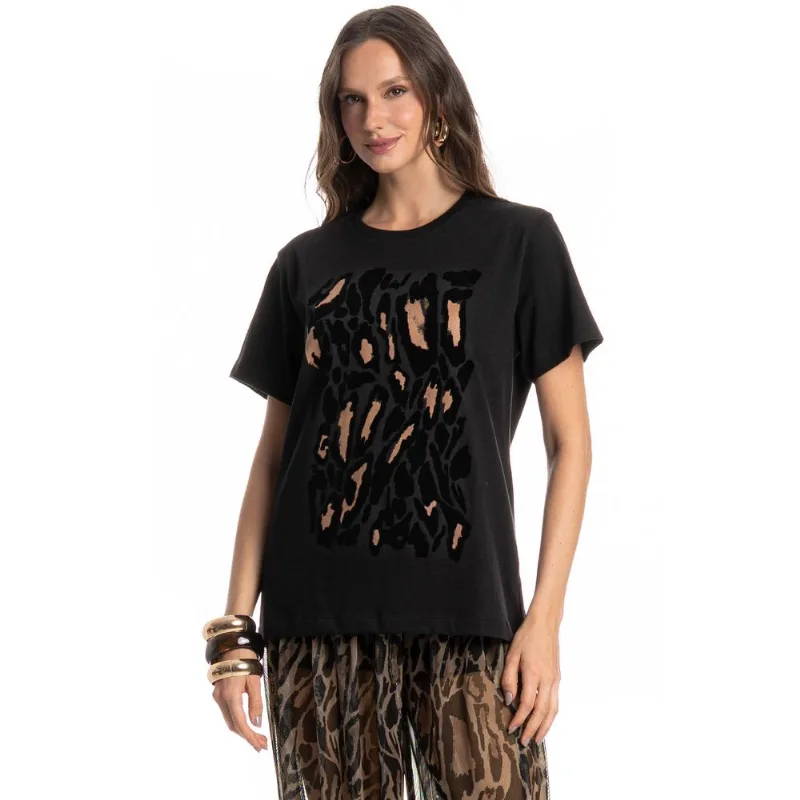 Camiseta Onça Preto/M