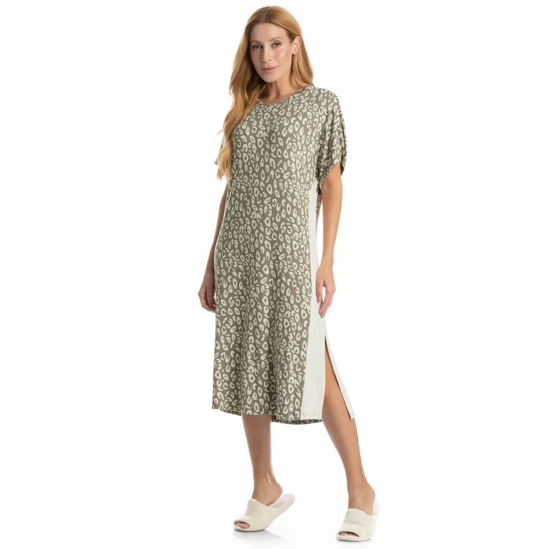 Camisão Feminino Midi Luana Verde/M