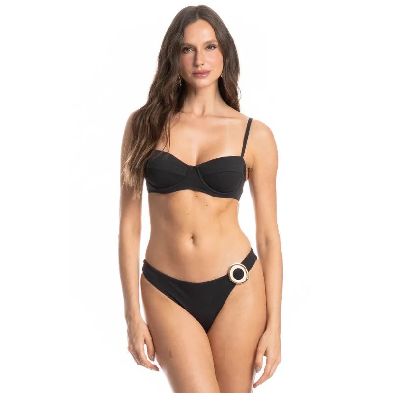 Biquíni Corset Slim Estocolmo Preto/G