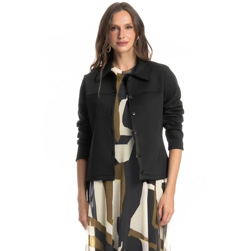 Jaqueta Feminina Boston Preto/M