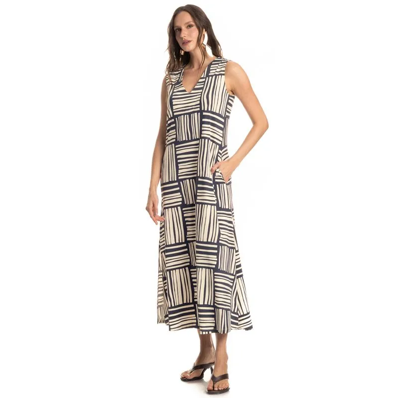 Vestido Com Bolso Montreal Azul Marinho/M