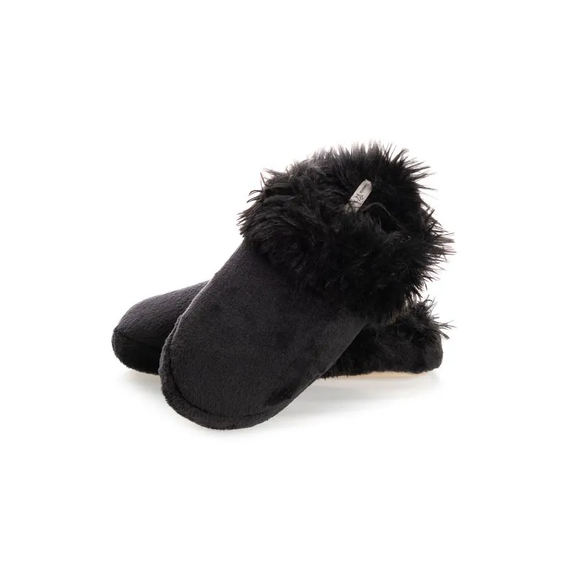 Chinelo Feminino Com Pelo Bela Soft Preto/34