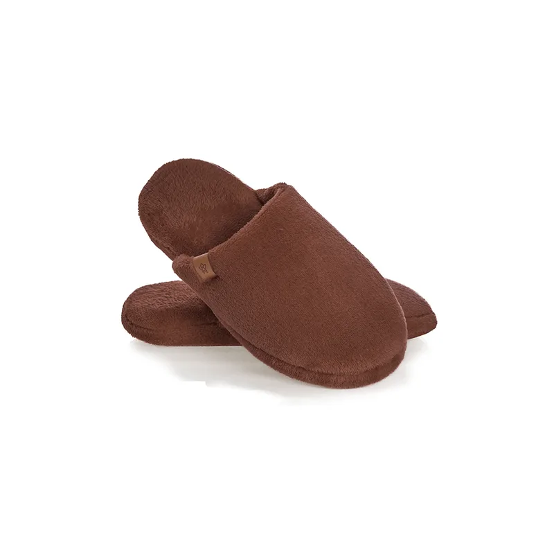Chinelo Em Fleece Colors Easy Marrom/40