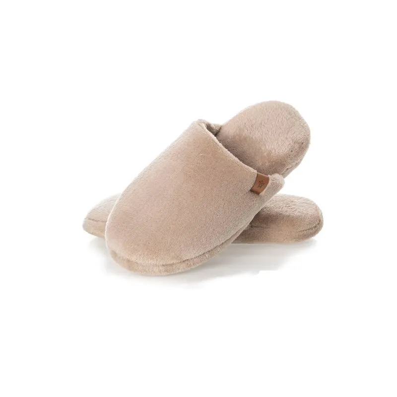 Chinelo Em Fleece Colors Easy Bege/34